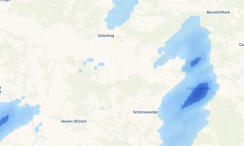 Regenradar Vorschaubild - Aktuelle Niederschläge in Welsickendorf und Umgebung