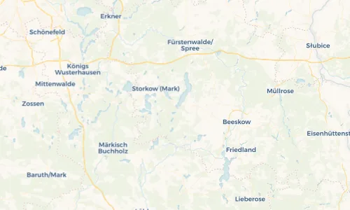 Regenradar Vorschaubild - Aktuelle Niederschläge in Wendisch Rietz und Umgebung
