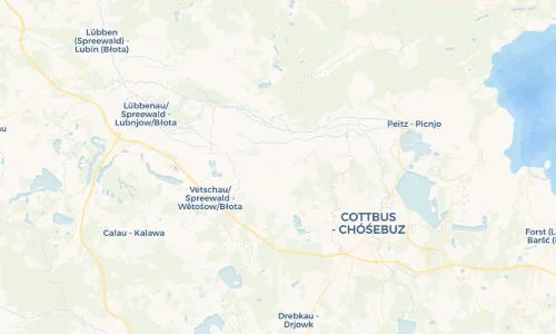 Regenradar Vorschaubild - Aktuelle Niederschläge in Werben - Wjerbno und Umgebung