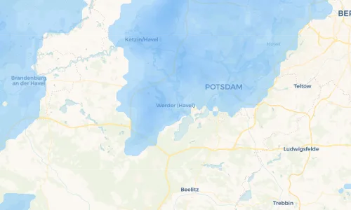 Regenradar Vorschaubild - Aktuelle Niederschläge in Werder (Havel) und Umgebung