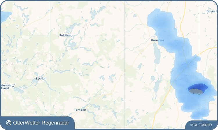 OtterWetter Regenradar-Widget Wichmannsdorf