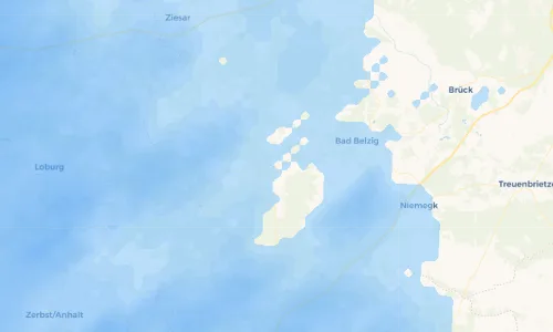 Regenradar Vorschaubild - Aktuelle Niederschläge in Wiesenburg/Mark und Umgebung