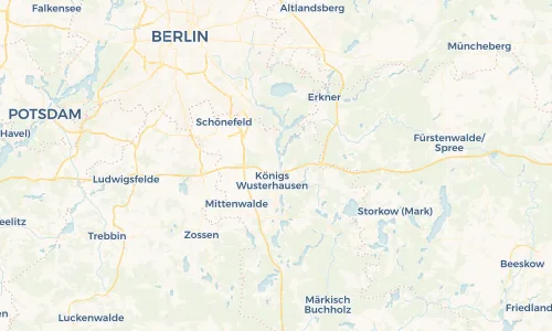 Regenradar Vorschaubild - Aktuelle Niederschläge in Wildau und Umgebung