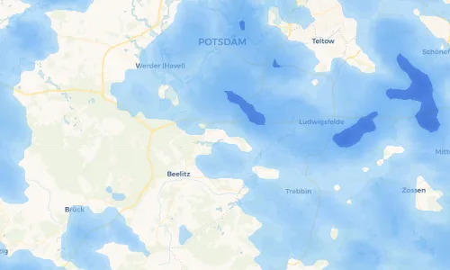 Regenradar Vorschaubild - Aktuelle Niederschläge in Wildenbruch und Umgebung