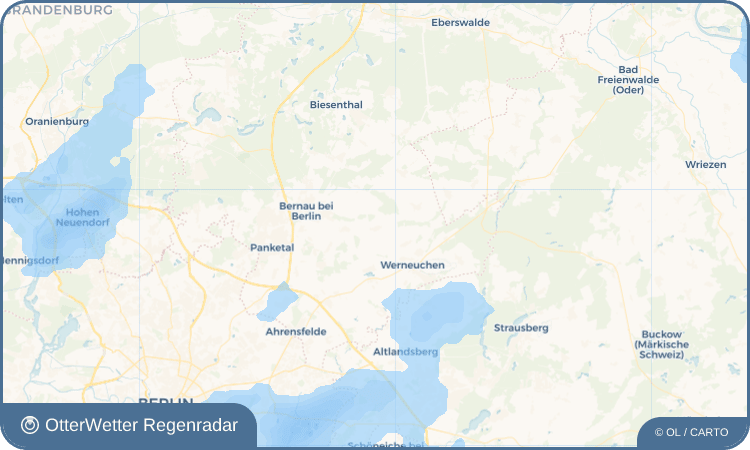 OtterWetter Regenradar-Widget Willmersdorf