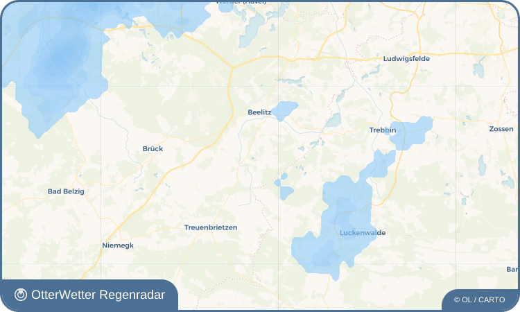 Widget-Vorschau für Wittbrietzen Wetter-Widget-Vorschau mit Vorhersagedaten für Wittbrietzen