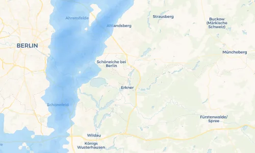 Regenradar Vorschaubild - Aktuelle Niederschläge in Woltersdorf und Umgebung