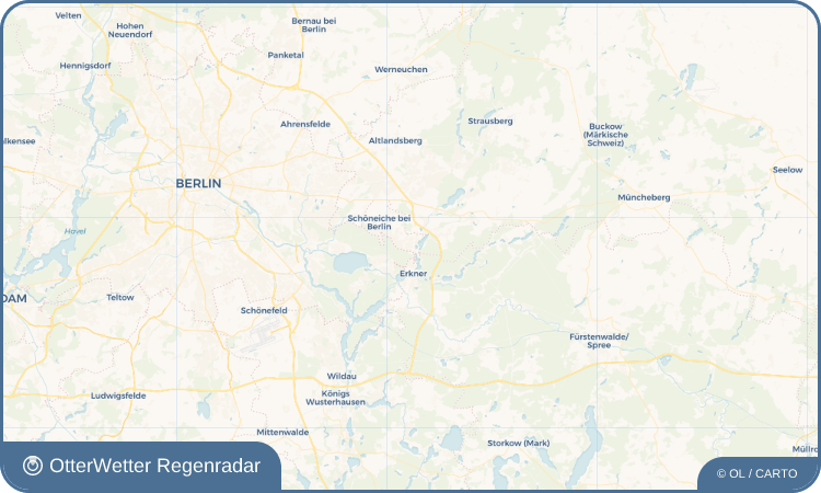 OtterWetter Regenradar-Widget Woltersdorf