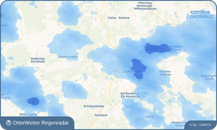 OtterWetter Regenradar-Widget Wormlage