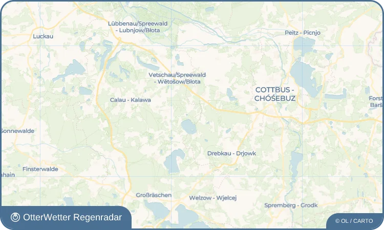 Widget-Vorschau für Wüstenhain - Huštań Wetter-Widget-Vorschau mit Vorhersagedaten für Wüstenhain - Huštań