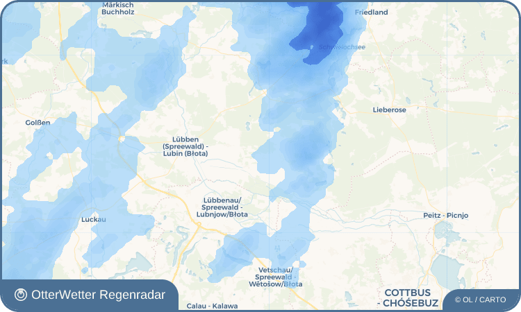 OtterWetter Regenradar-Widget Wußwerk - Wózwjerch