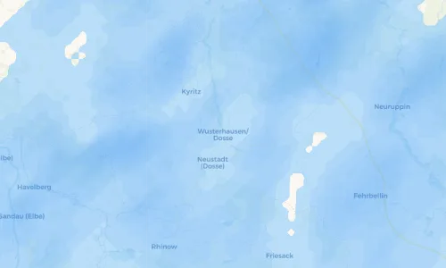 Regenradar Vorschaubild - Aktuelle Niederschläge in Wusterhausen/Dosse und Umgebung