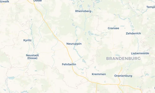 Regenradar Vorschaubild - Aktuelle Niederschläge in Wuthenow und Umgebung