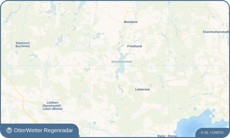 OtterWetter Regenradar-Widget Zaue - Cowje