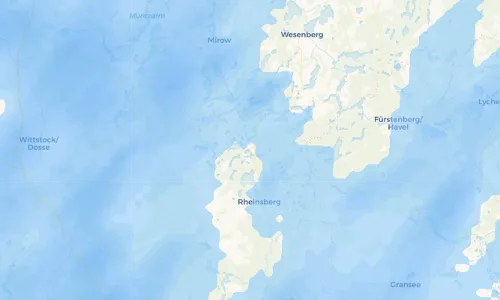 Regenradar Vorschaubild - Aktuelle Niederschläge in Zechlinerhütte und Umgebung