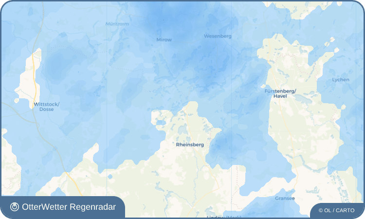 Widget-Vorschau für Zechlinerhütte Wetter-Widget-Vorschau mit Vorhersagedaten für Zechlinerhütte