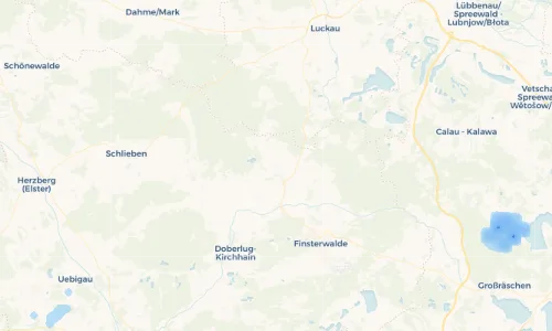 Regenradar Vorschaubild - Aktuelle Niederschläge in Zeckerin und Umgebung