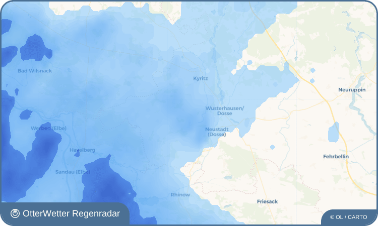 OtterWetter Regenradar-Widget Zernitz
