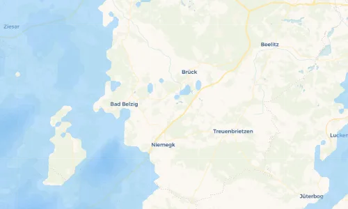 Regenradar Vorschaubild - Aktuelle Niederschläge in Ziezow und Umgebung