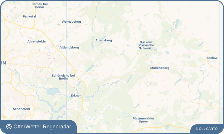 OtterWetter Regenradar-Widget Zinndorf
