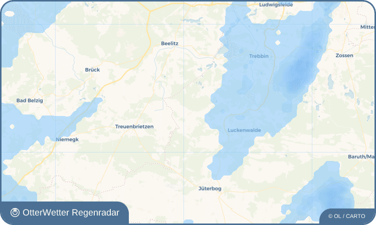 OtterWetter Regenradar-Widget Zülichendorf