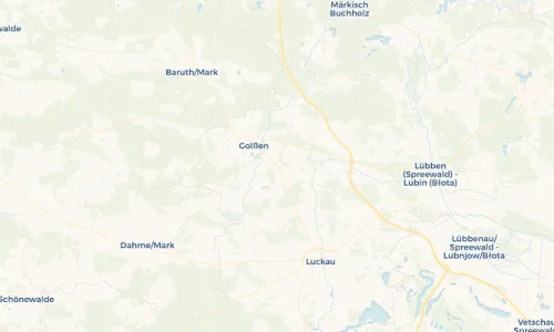 Regenradar Vorschaubild - Aktuelle Niederschläge in Zützen und Umgebung
