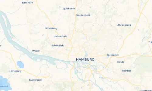 Regenradar Vorschaubild - Aktuelle Niederschläge in Wohnanlage Heimat und Umgebung