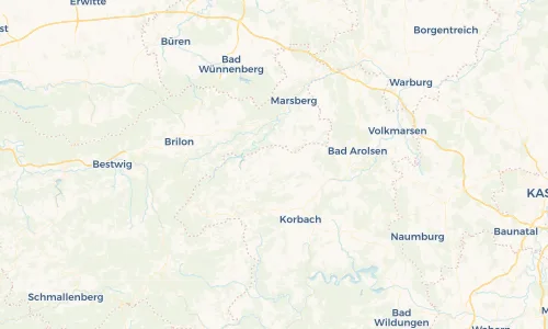 Regenradar Vorschaubild - Aktuelle Niederschläge in Adorf und Umgebung