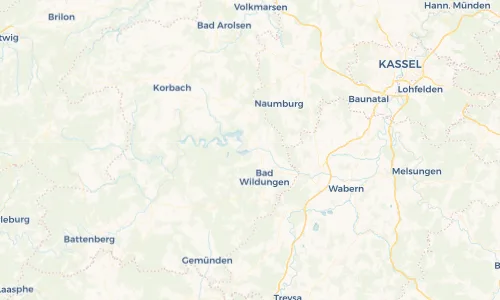 Regenradar Vorschaubild - Aktuelle Niederschläge in Affoldern und Umgebung