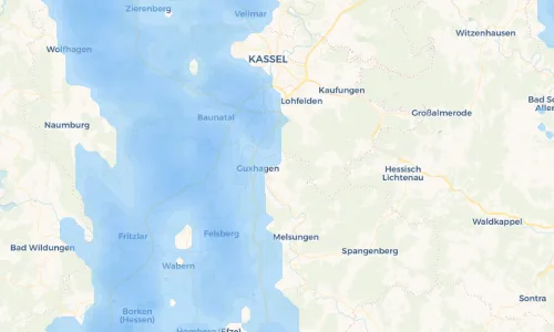 Regenradar Vorschaubild - Aktuelle Niederschläge in Albshausen und Umgebung