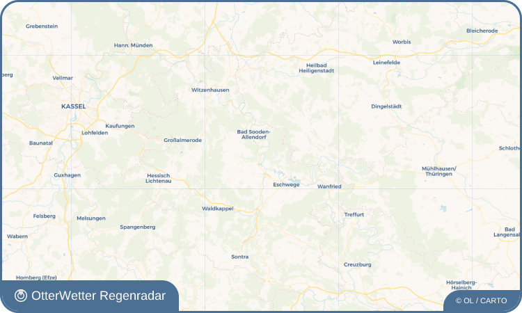 OtterWetter Regenradar-Widget Albungen
