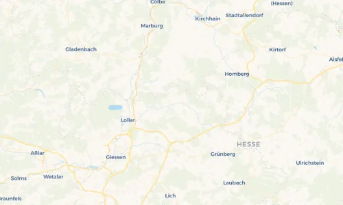 Regenradar Vorschaubild - Aktuelle Niederschläge in Allendorf (Lumda) und Umgebung