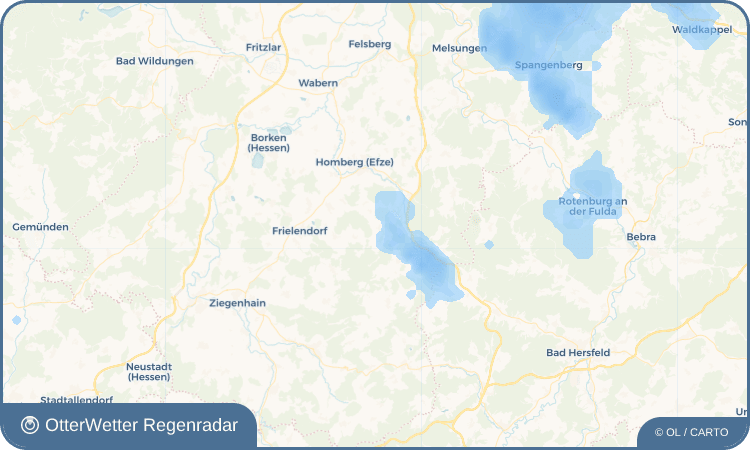 OtterWetter Regenradar-Widget Allmuthshausen