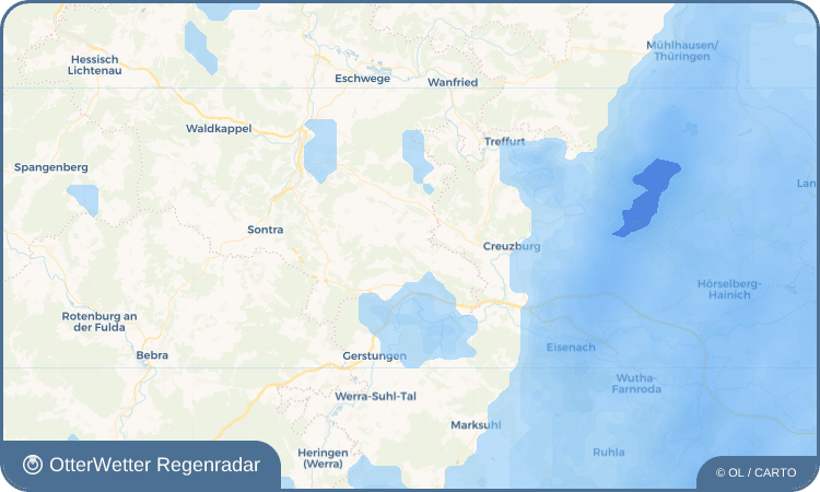 Wetter-Widget-Vorschau mit Vorhersagedaten für Altefeld