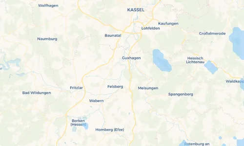 Regenradar Vorschaubild - Aktuelle Niederschläge in Altenbrunslar und Umgebung