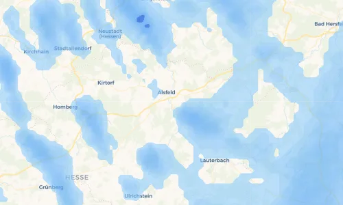 Regenradar Vorschaubild - Aktuelle Niederschläge in Altenburg und Umgebung