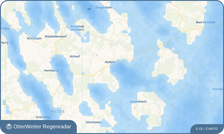 Wetter-Widget-Vorschau mit Vorhersagedaten für Altenburg