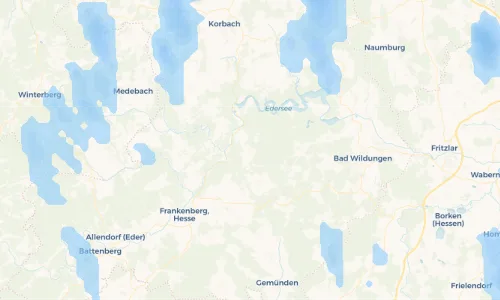 Regenradar Vorschaubild - Aktuelle Niederschläge in Altenlotheim und Umgebung