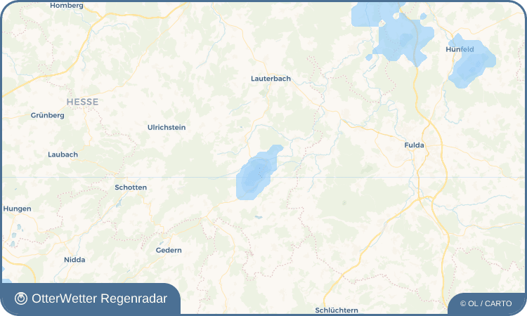 OtterWetter Regenradar-Widget Altenschlirf