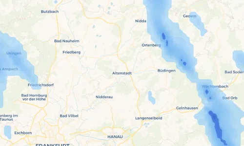 Regenradar Vorschaubild - Aktuelle Niederschläge in Altenstadt und Umgebung