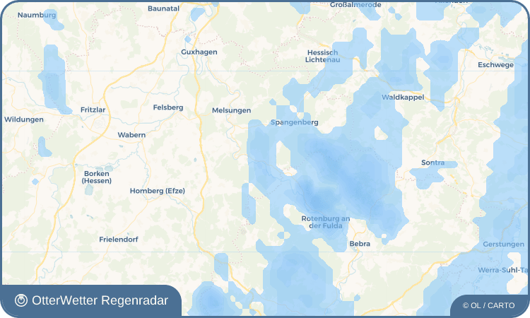 OtterWetter Regenradar-Widget Altmorschen