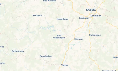 Regenradar Vorschaubild - Aktuelle Niederschläge in Altwildungen und Umgebung