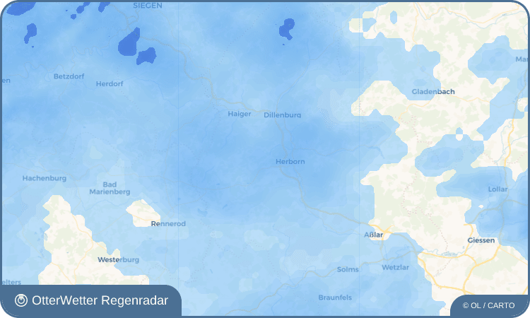 OtterWetter Regenradar-Widget Amdorf