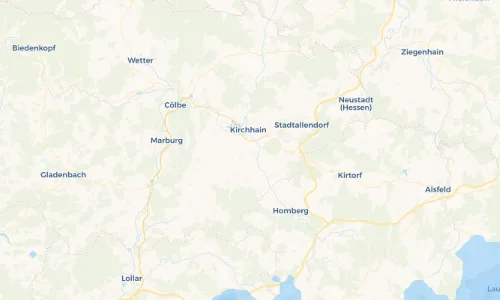 Regenradar Vorschaubild - Aktuelle Niederschläge in Amöneburg und Umgebung
