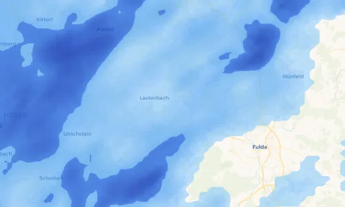 Regenradar Vorschaubild - Aktuelle Niederschläge in Angersbach und Umgebung