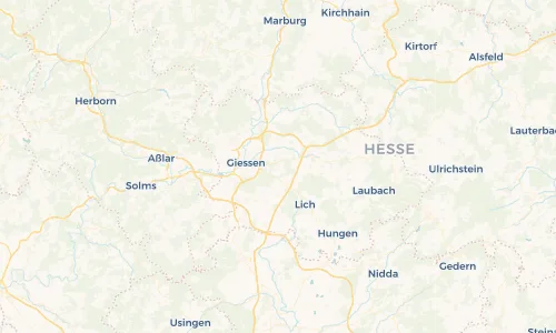 Regenradar Vorschaubild - Aktuelle Niederschläge in Annerod und Umgebung