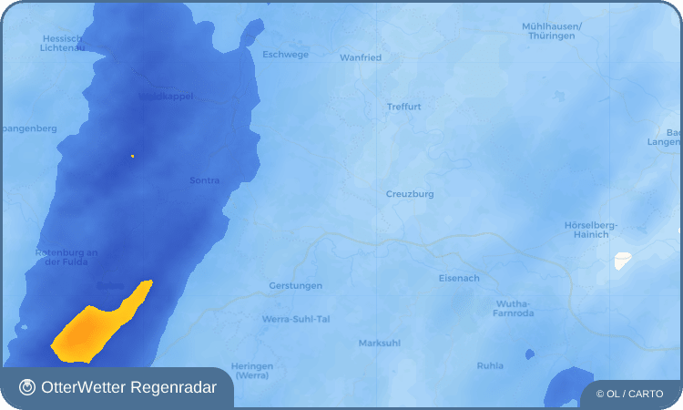 Widget-Vorschau für Archfeld Wetter-Widget-Vorschau mit Vorhersagedaten für Archfeld