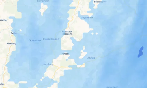 Regenradar Vorschaubild - Aktuelle Niederschläge in Arnshain und Umgebung