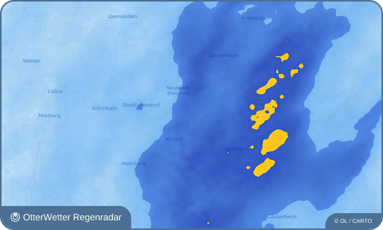 OtterWetter Regenradar-Widget Arnshain