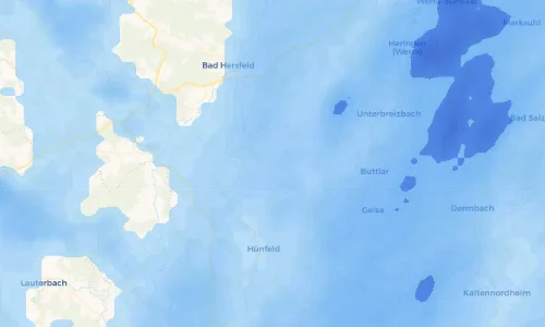 Regenradar Vorschaubild - Aktuelle Niederschläge in Arzell und Umgebung